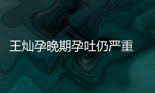 早餐福淳5秀幸吐仍她做 杜点为王灿孕晚严重期孕