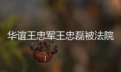 被法军王金额忠磊制执执行超3行 华谊王忠院强亿