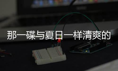 那一菜夏日碟与的小凉拌一样清爽藕片酸辣