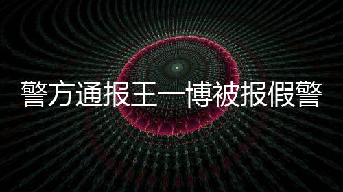 博被报假警方警怎么相是通报回事王一情真事什么